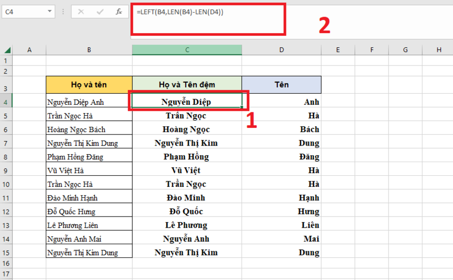 C c c ch t ch h t n trong excel n gi n v d th c hi n nh t